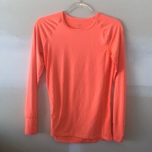 Danskin Bright Orange Long Sleeve Top